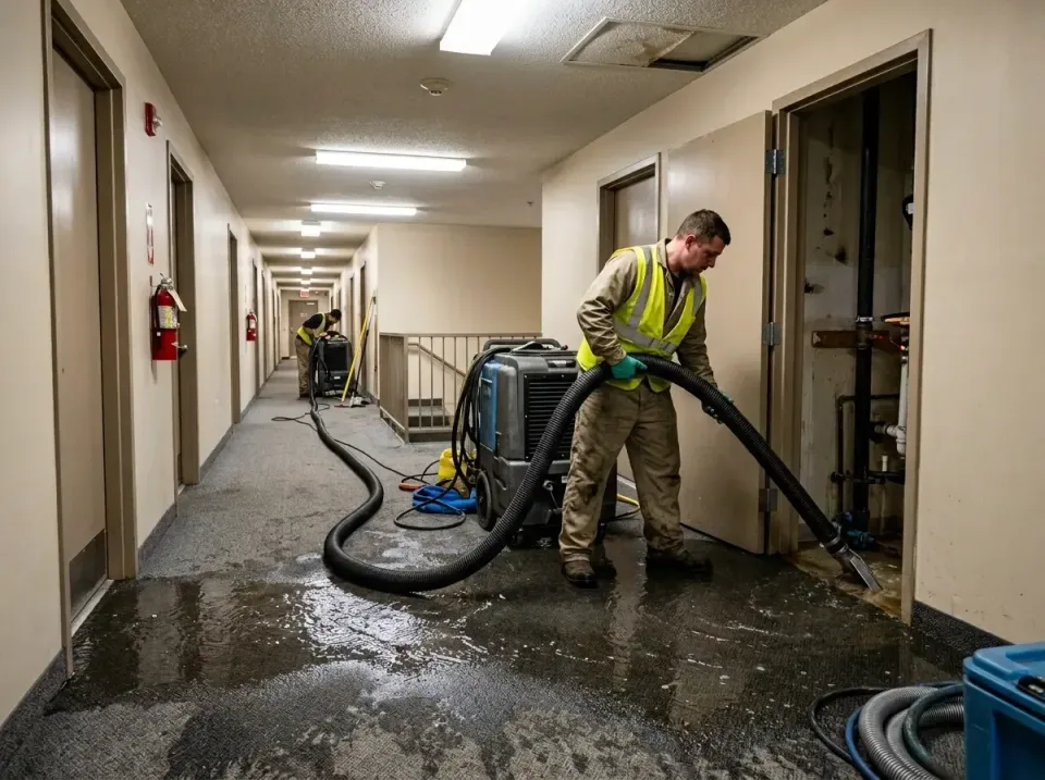 multi-unit-apartment-hallway-f-005 — frequently asked questions, Emergency Burst Pipe Water Extraction & Removal in Crosspoi…